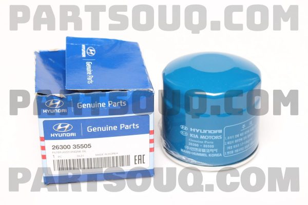 فیلتر روغن  جنیون پارت | Genuine Parts پارت نامبر 26300-35505
